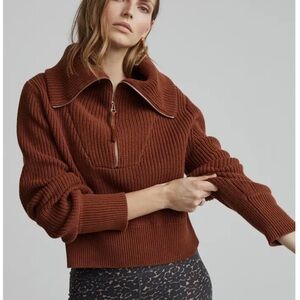 Varley Mentone Half-Zip knit pullover